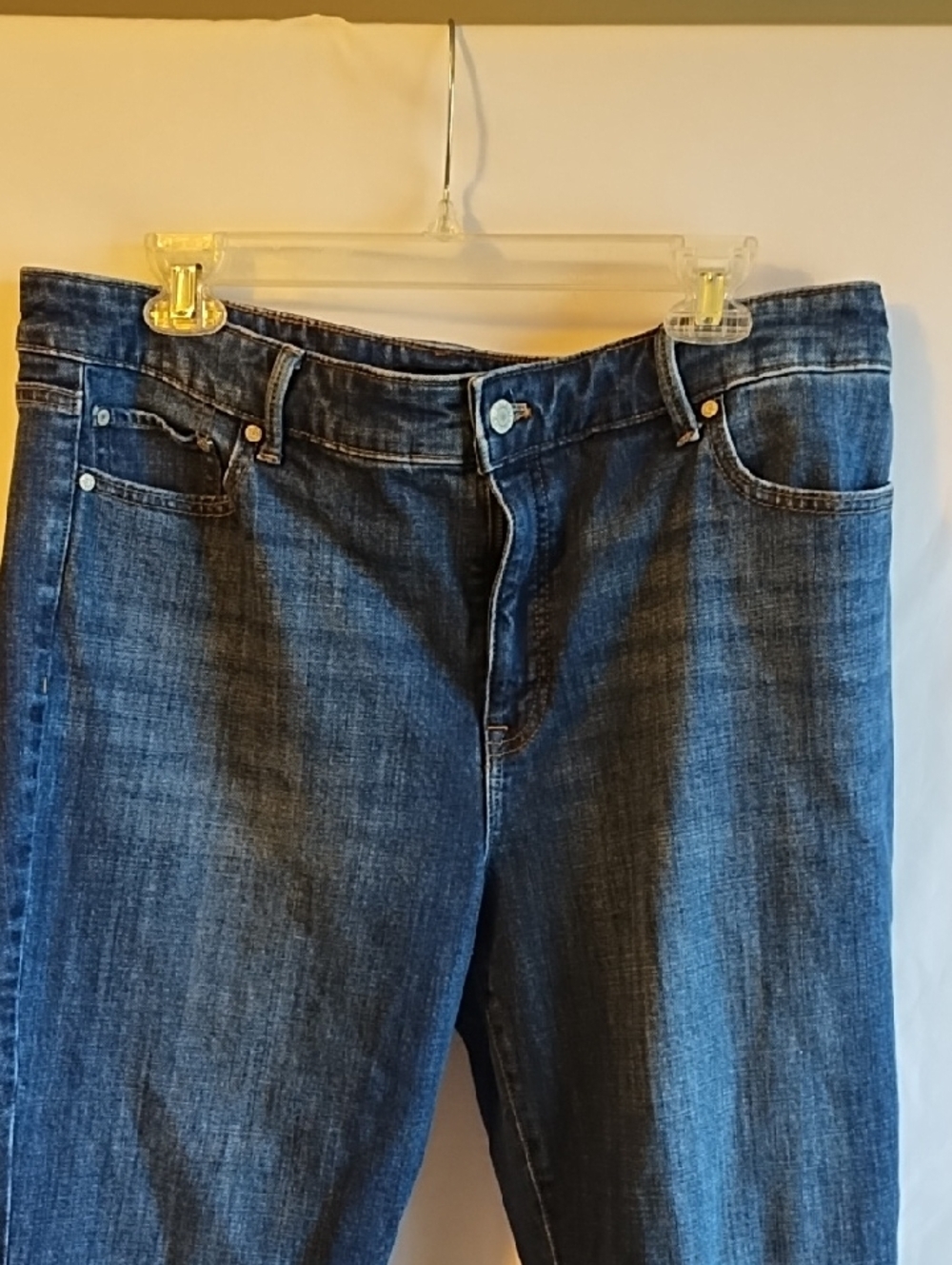 Talbots Dark Blue Boot Cut Jeans - Picture 2 of 5